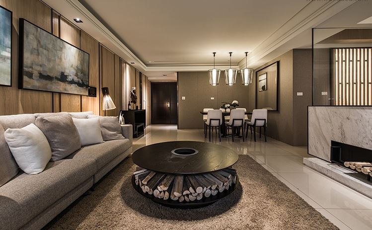 湛江市聚秀園現(xiàn)代風(fēng)格四居室裝修案例