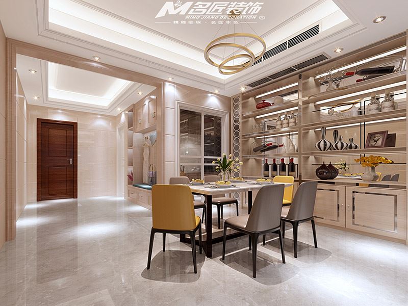 揭陽(yáng)市城市家園輕奢風(fēng)格三居室裝修案例