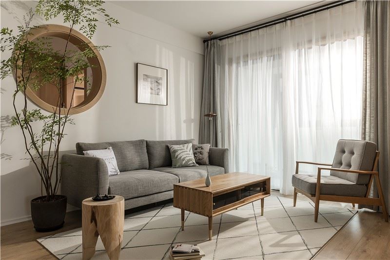 深圳市新世界&middot;臨海攬山御園北歐風(fēng)格三居室裝修案例