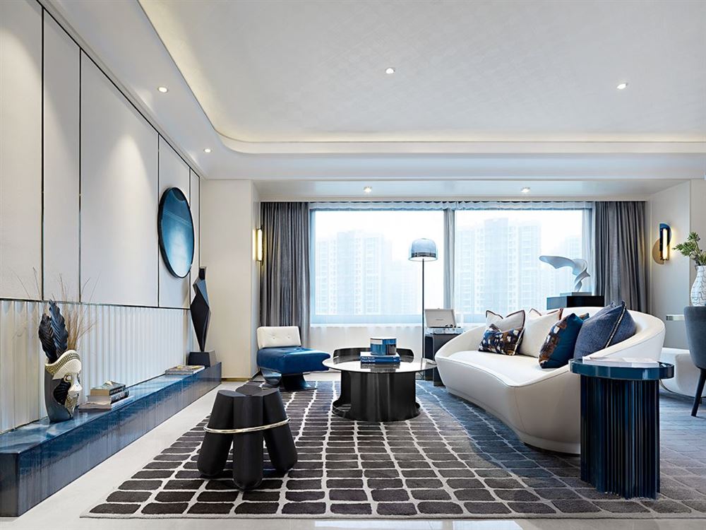 佛山市保利維塔輕奢風(fēng)格四居室裝修案例