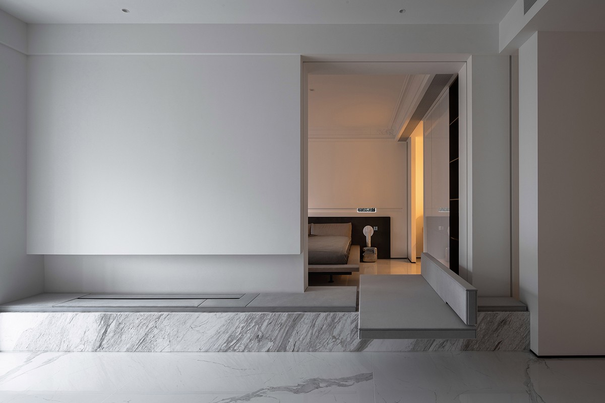 裝修案例現(xiàn)代簡約風格室內裝修效果圖-臥室