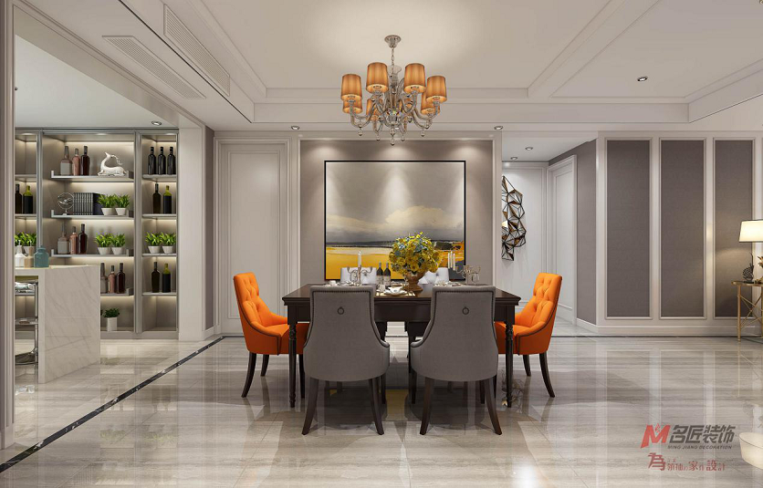 常州市御城商住樓歐式風格復式裝修案例