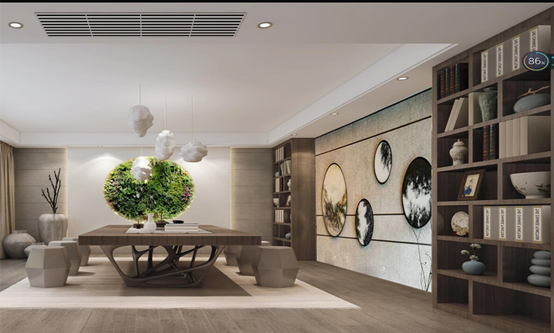 佛山市順德華潤置地廣場現(xiàn)代簡約風(fēng)格別墅裝修案例