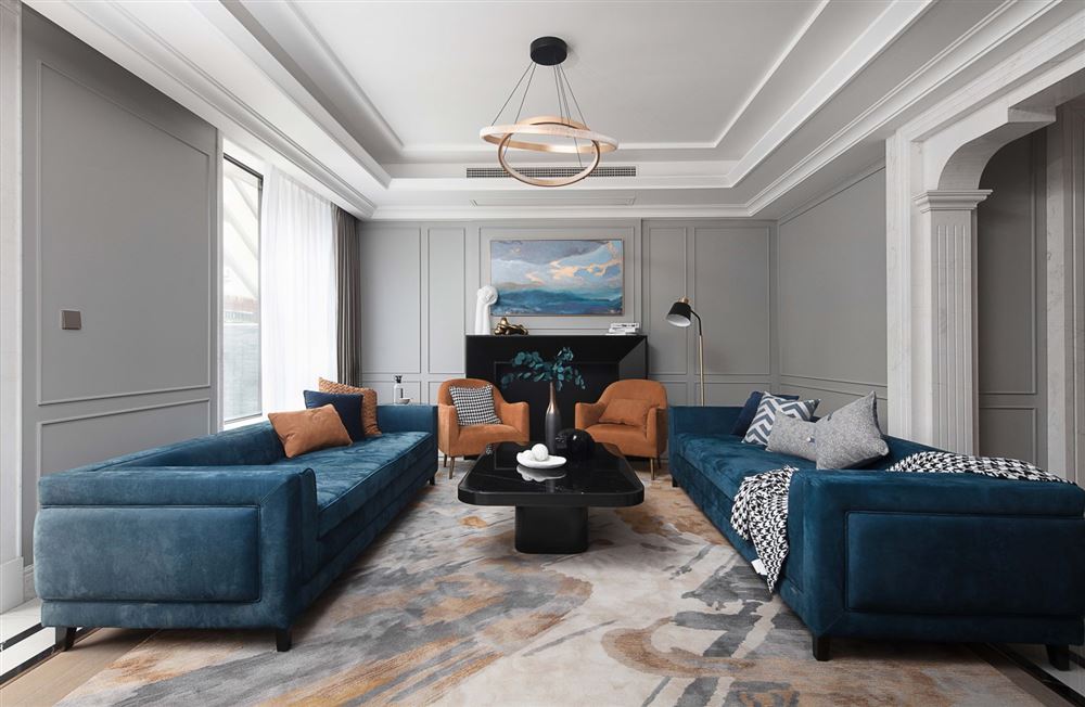 廣州市宇晴軒輕奢風(fēng)格三居室裝修案例