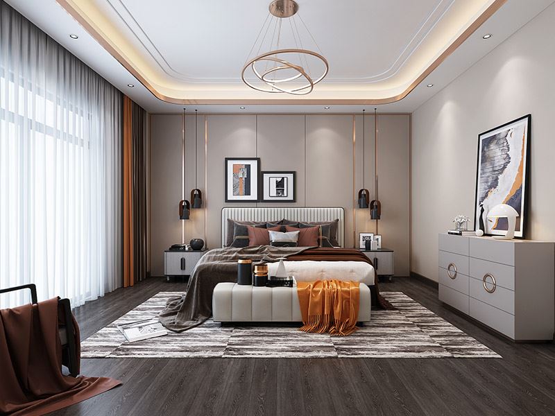 楚雄彝族自治州半城巷6號(hào)院輕奢風(fēng)格別墅裝修案例