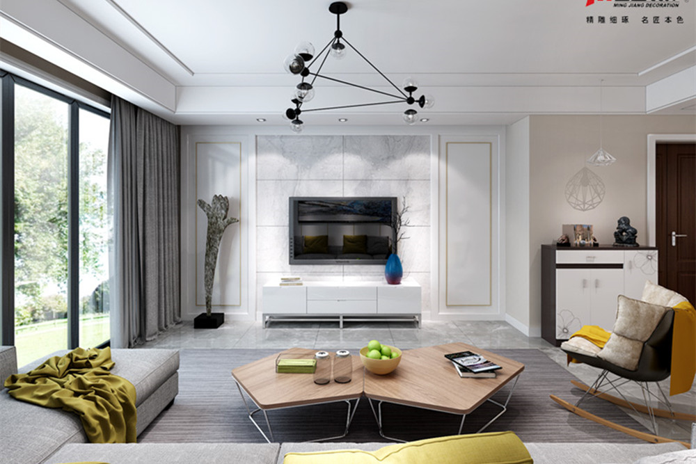 合肥市龍湖怡康&middot;湖城大境現(xiàn)代簡約風(fēng)格三居室裝修案例