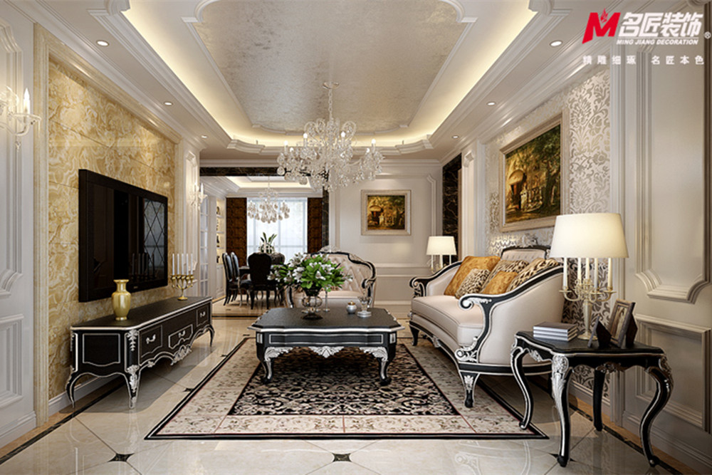 合肥市徽創(chuàng)金悅&middot;江南郡歐式風(fēng)格四居室裝修案例