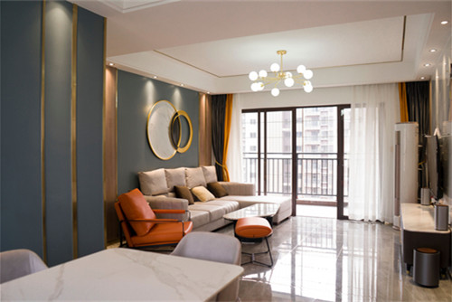 湛江市方圓云山詩(shī)意輕奢風(fēng)格三居室裝修案例