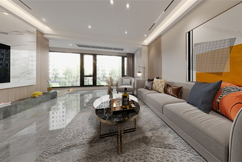 自貢市6米陽(yáng)光現(xiàn)代簡(jiǎn)約風(fēng)格三居室裝修案例