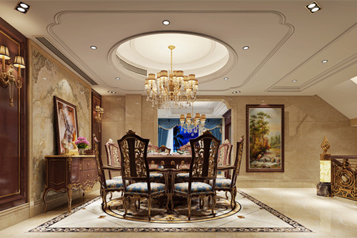 泰州301平米以上歐式風(fēng)格地中?；▓@室內(nèi)設(shè)計(jì)效果圖