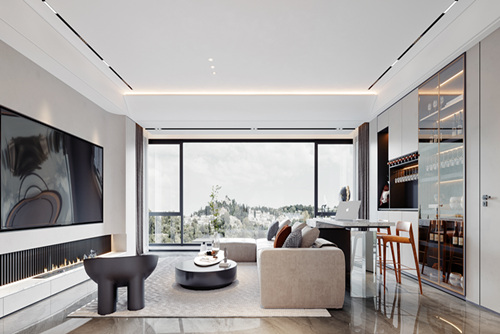 云浮市敏捷時(shí)空壹號(hào)現(xiàn)代風(fēng)格別墅裝修案例