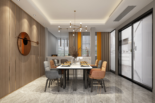 江門市德信園現(xiàn)代風(fēng)格四居室裝修案例