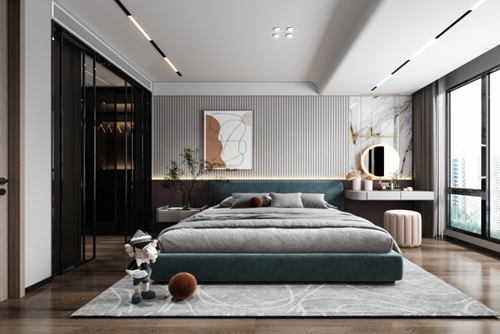 衢州市濱江&middot;春江月現(xiàn)代風(fēng)格四居室裝修案例