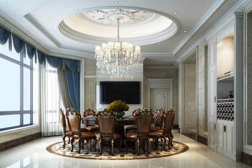 中山市中信左岸歐式風(fēng)格別墅裝修案例