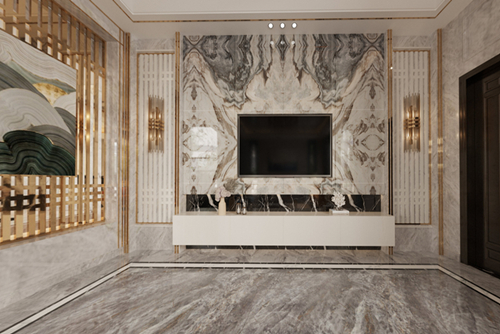 清遠(yuǎn)市荷興廣場(chǎng)歐式風(fēng)格別墅裝修案例