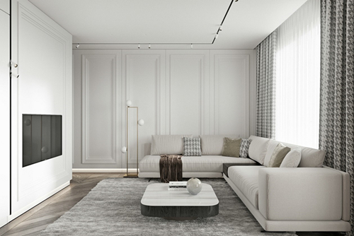 涼山彝族自治州北城小區(qū)現(xiàn)代簡約風格平層裝修案例