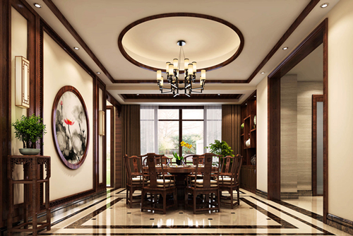 ?？谑泻豌Ｌ母轮惺斤L(fēng)格別墅裝修案例