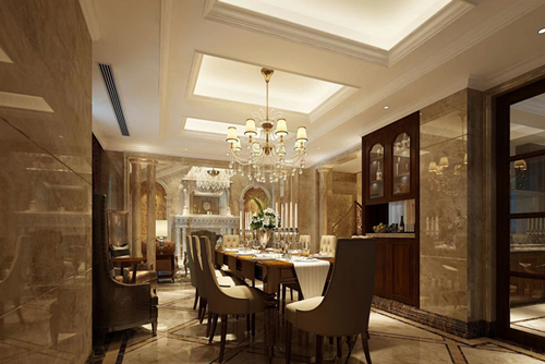 清遠(yuǎn)市荷興廣場(chǎng)歐式風(fēng)格別墅裝修案例