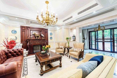 ?？谑卸际猩置朗斤L(fēng)格別墅裝修案例