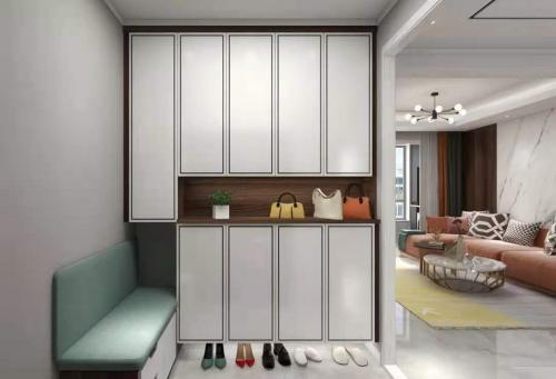 入戶鞋柜怎么裝？